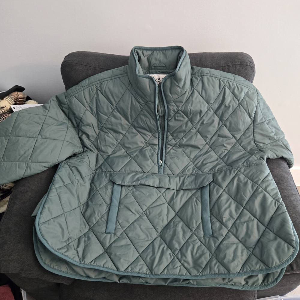 Alpine Design Quilted Jacket in Teal